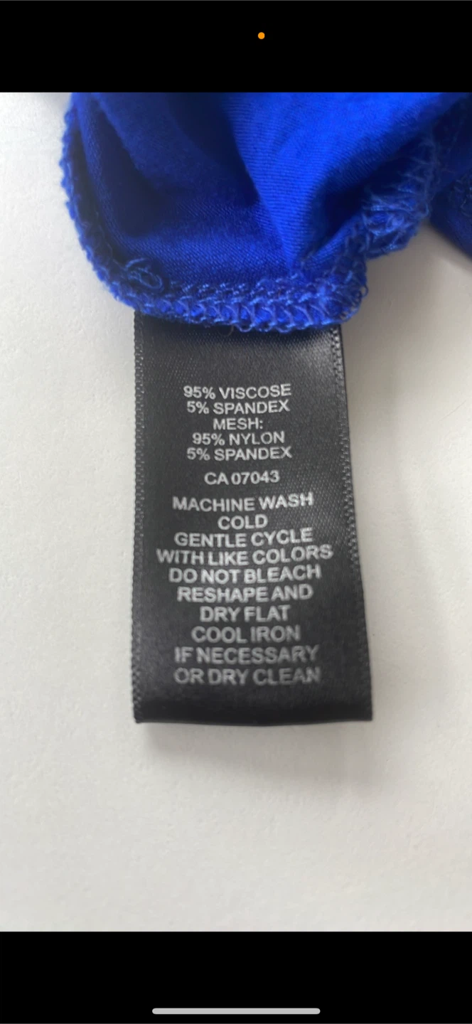Cable & Gauge Blue Mesh Top Size M - photo 3