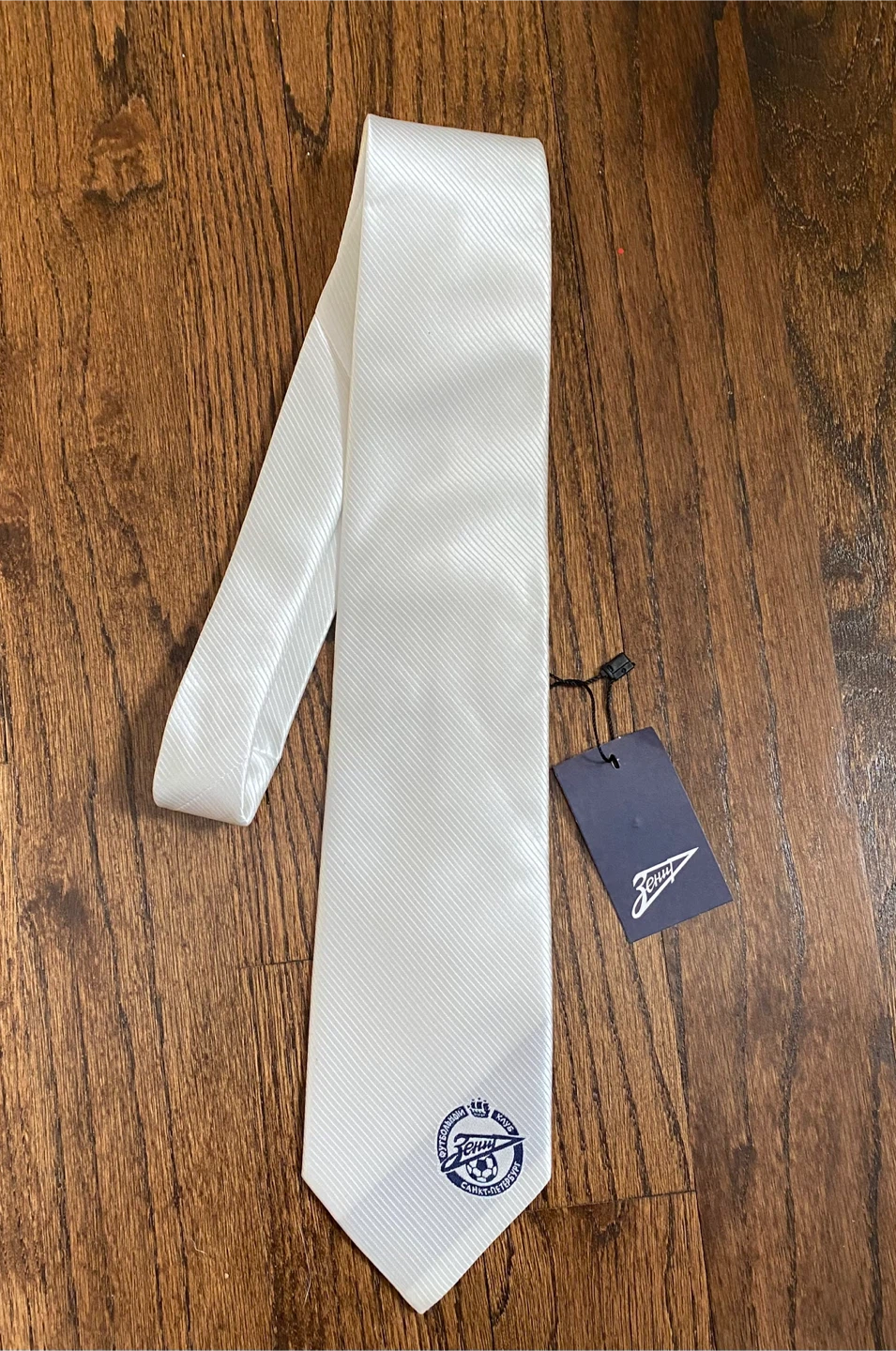 Zenit St. Petersburg White Logo Tie