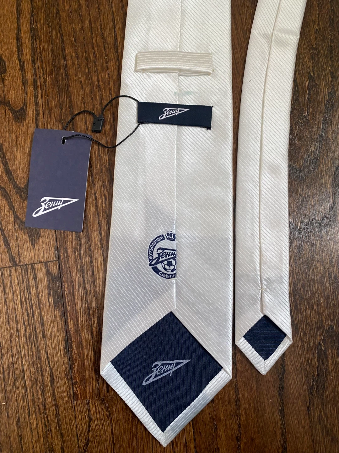 Zenit St. Petersburg White Logo Tie - photo 2