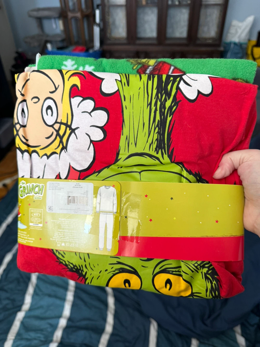 The Grinch 2 Piece Pajama Set for Adults XL/TG - photo 2