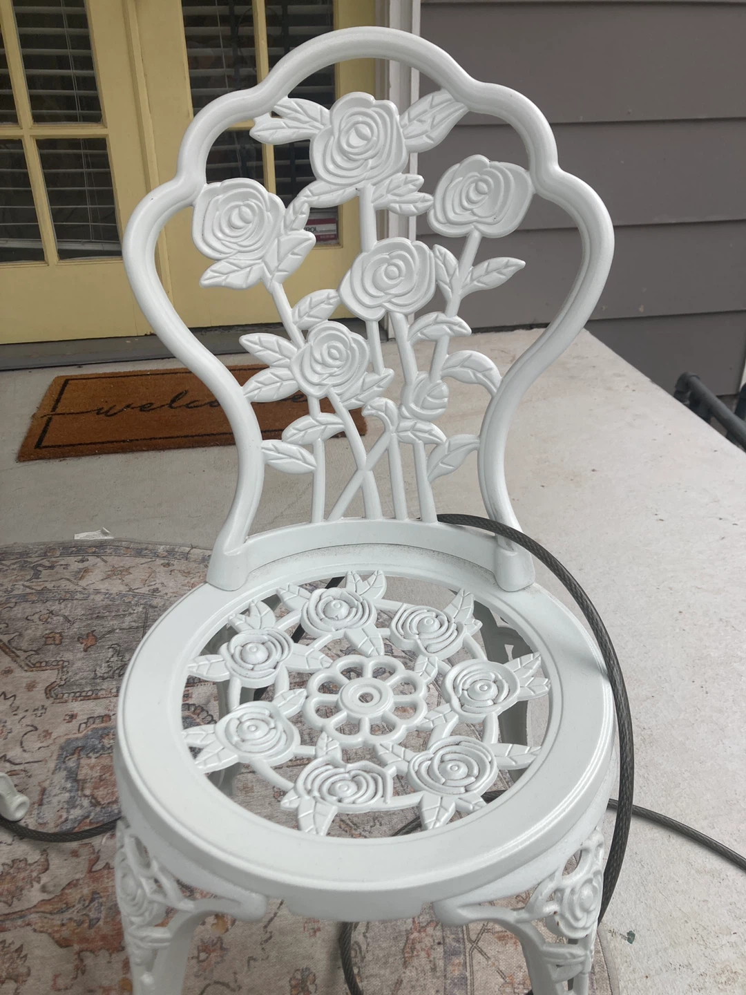 Cast Aluminum and Steel French-Style Bistro Set - photo 3