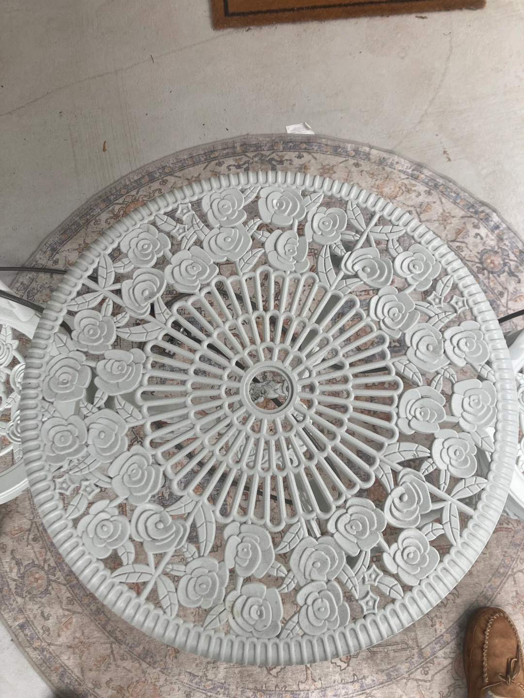 Cast Aluminum and Steel French-Style Bistro Set - photo 2