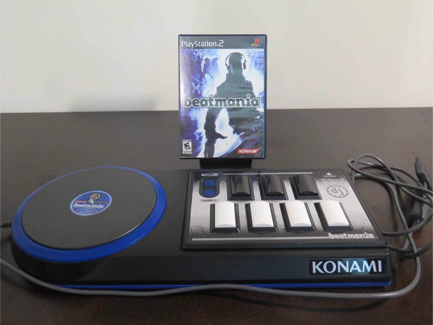 Beatmania with controller. Rare PS2 Game.