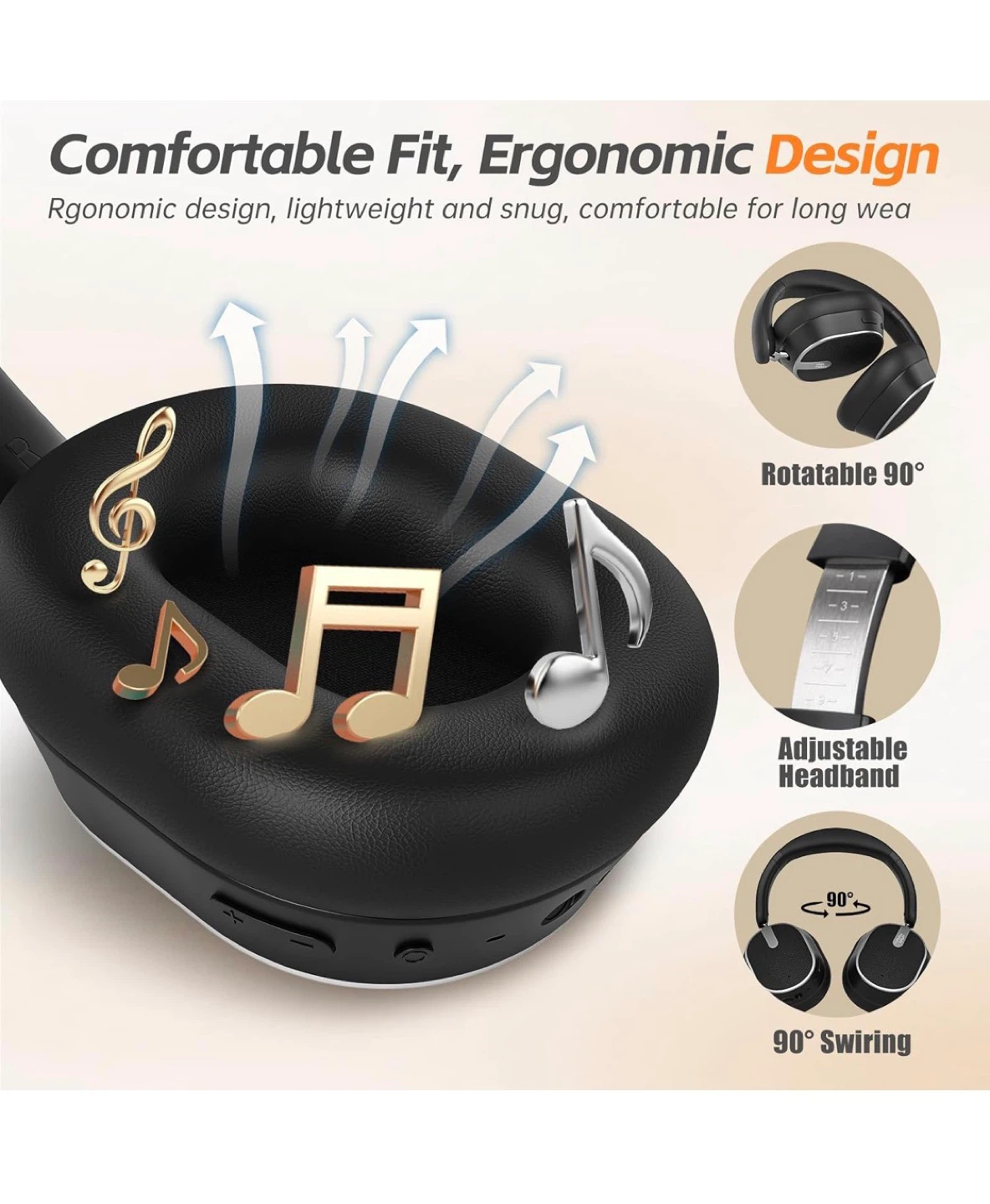 Black Wireless Headphones - photo 2