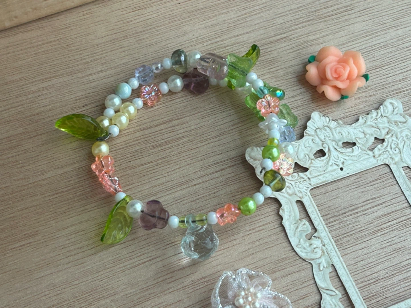 Handmade Floral Bracelet - Custom Orders Available! 🪷