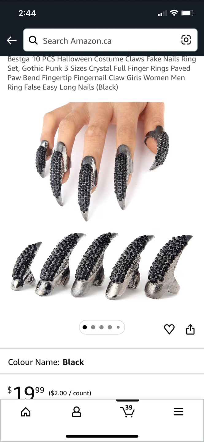 Multi-function Claw Nail Rings