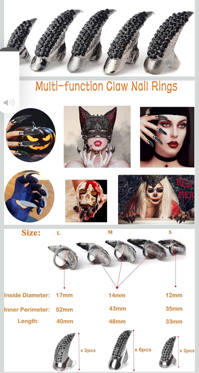 Multi-function Claw Nail Rings - photo 2