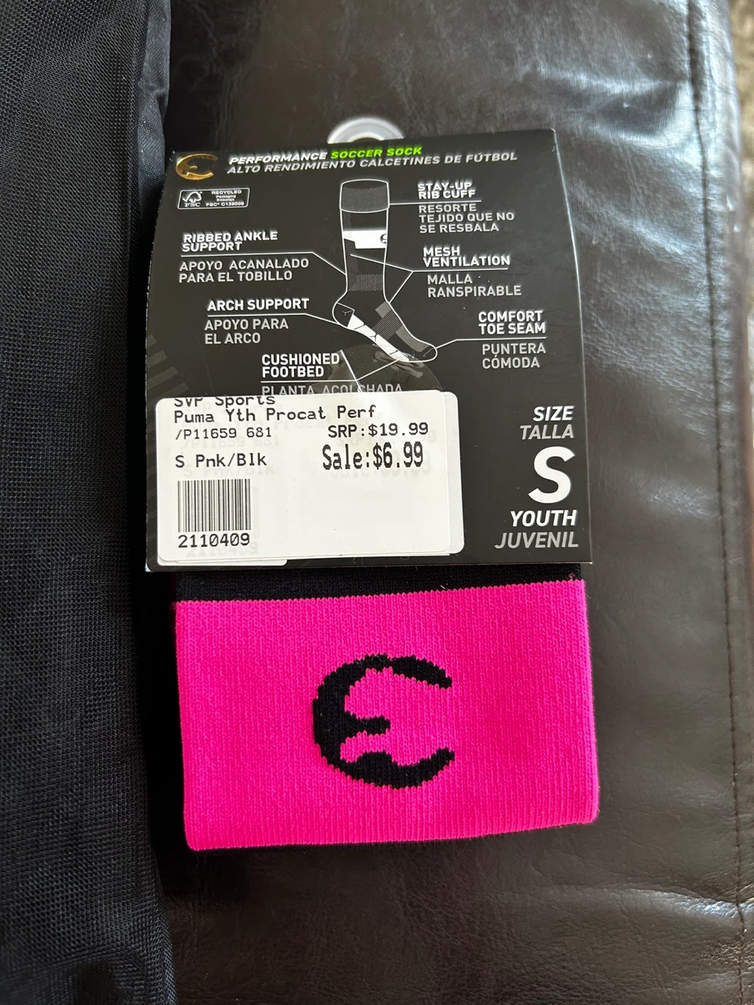 Nike Mercurial Soccer Shin Guards & Puma Soccer Socks