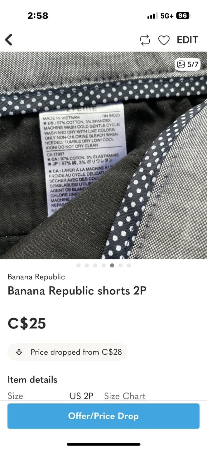 Banana republic size 2P Shorts - photo 5