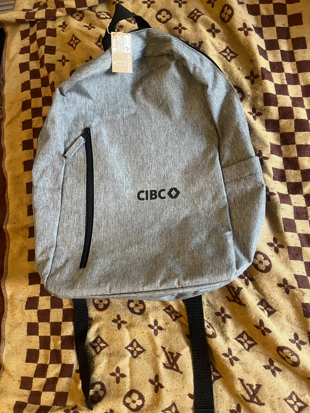 CIBC Grey Backpack