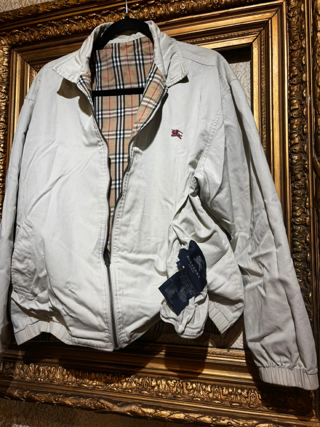 BURBERRY BUNDLE authentic jacket reversible and 3.3fl oz cologne - photo 4