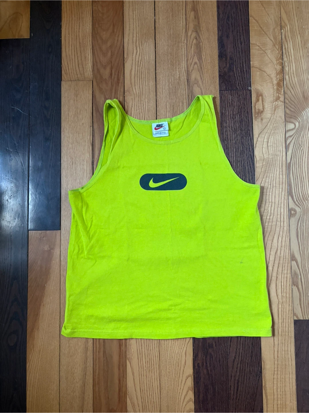 Vintage Nike slime tank top L 90s made in usa - photo 3