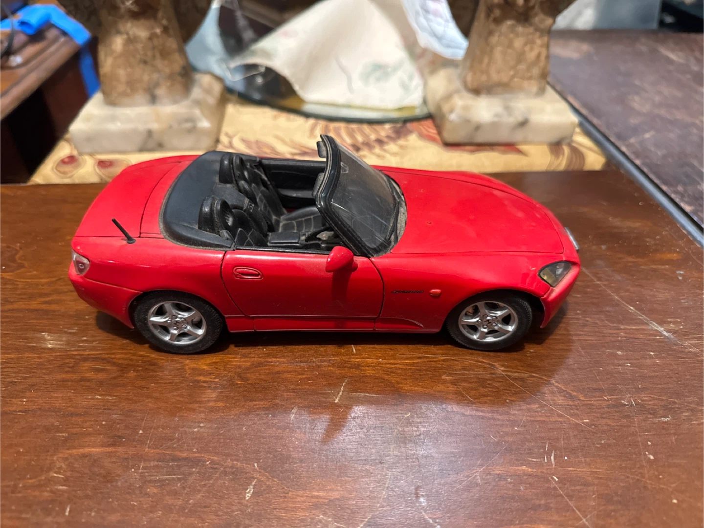 Red Honda S2000 Convertible Model Car - photo 2