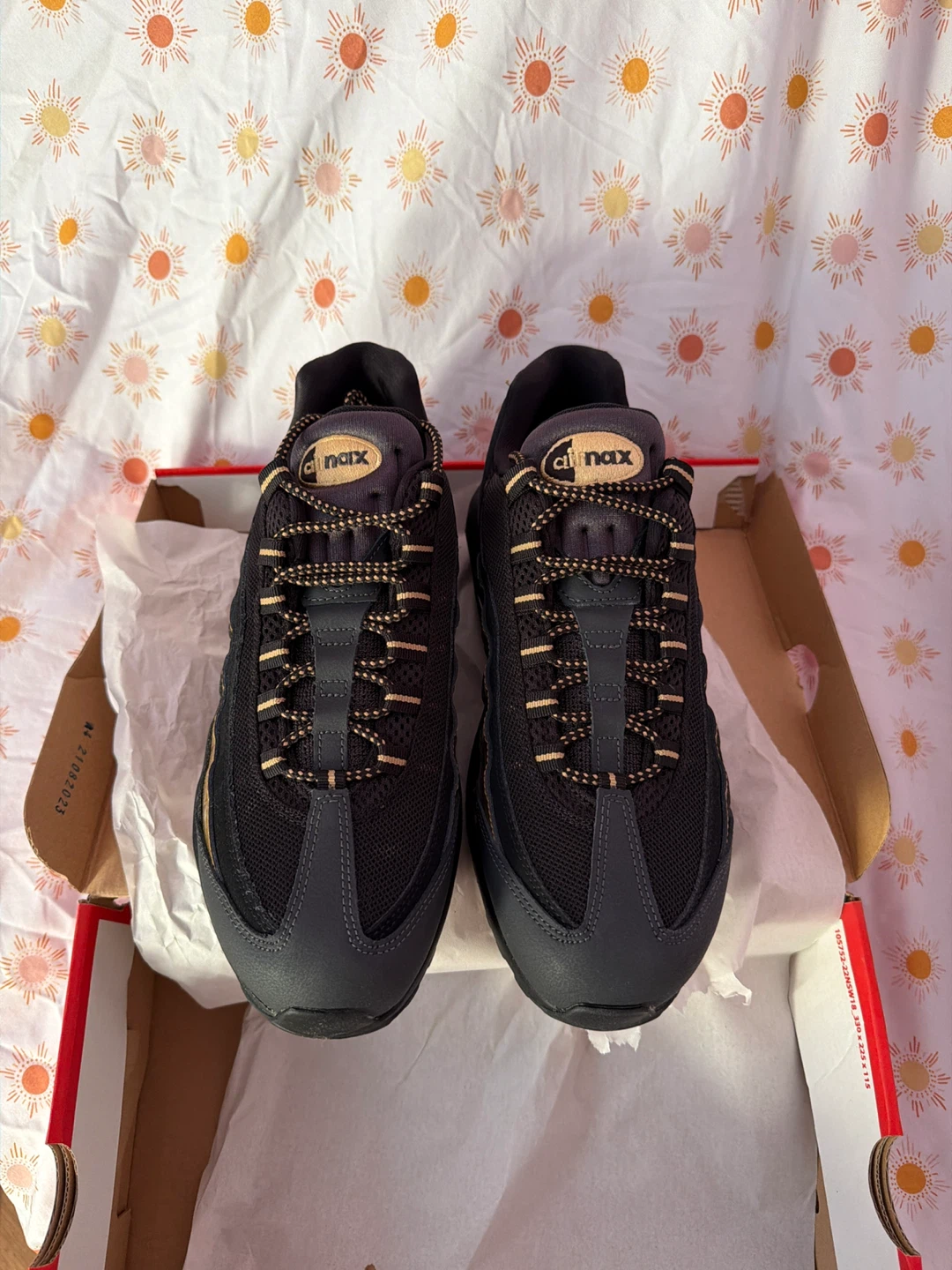 Nike Air Max 95 PRM Black Gold Sneakers - Size 10.5 - photo 5