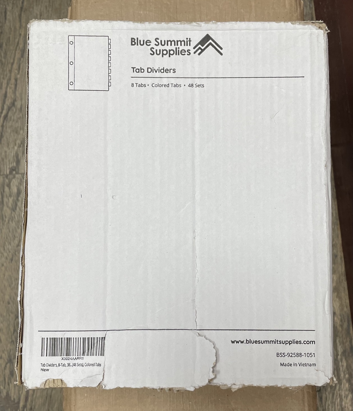 Blue Summit Supplies 8-Tab Binder Dividers - 48 Sets - photo 3