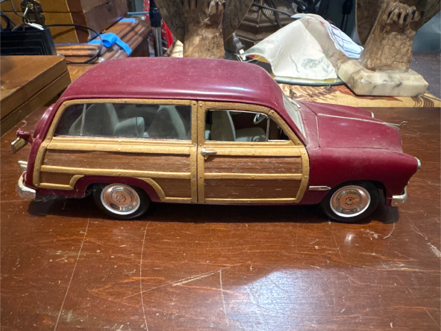 Red Woody Wagon Model Car - photo 2