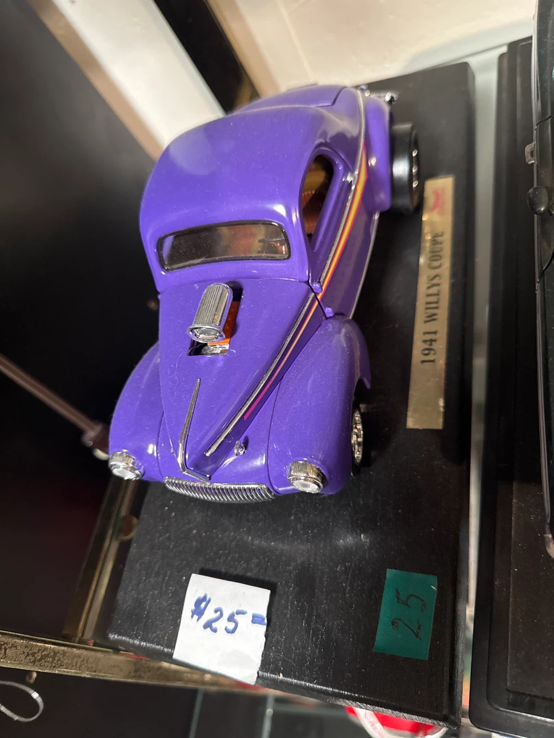 1941 Willys Coupe Model Car - Purple