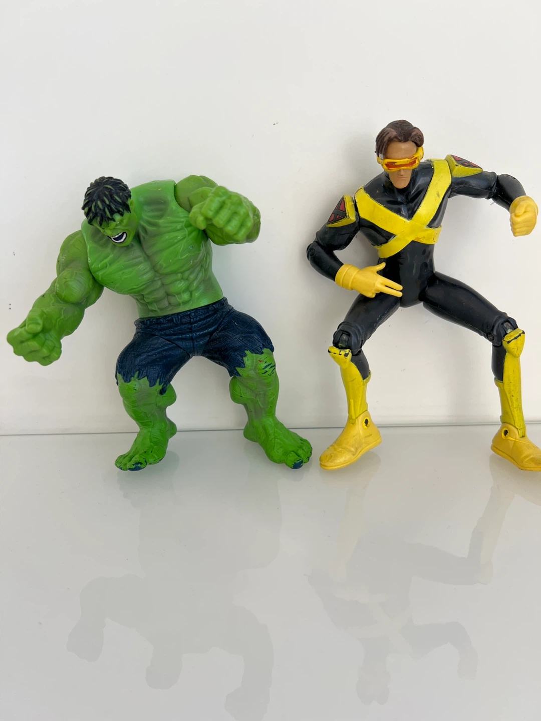 Hulk and Cyclops Action Figures