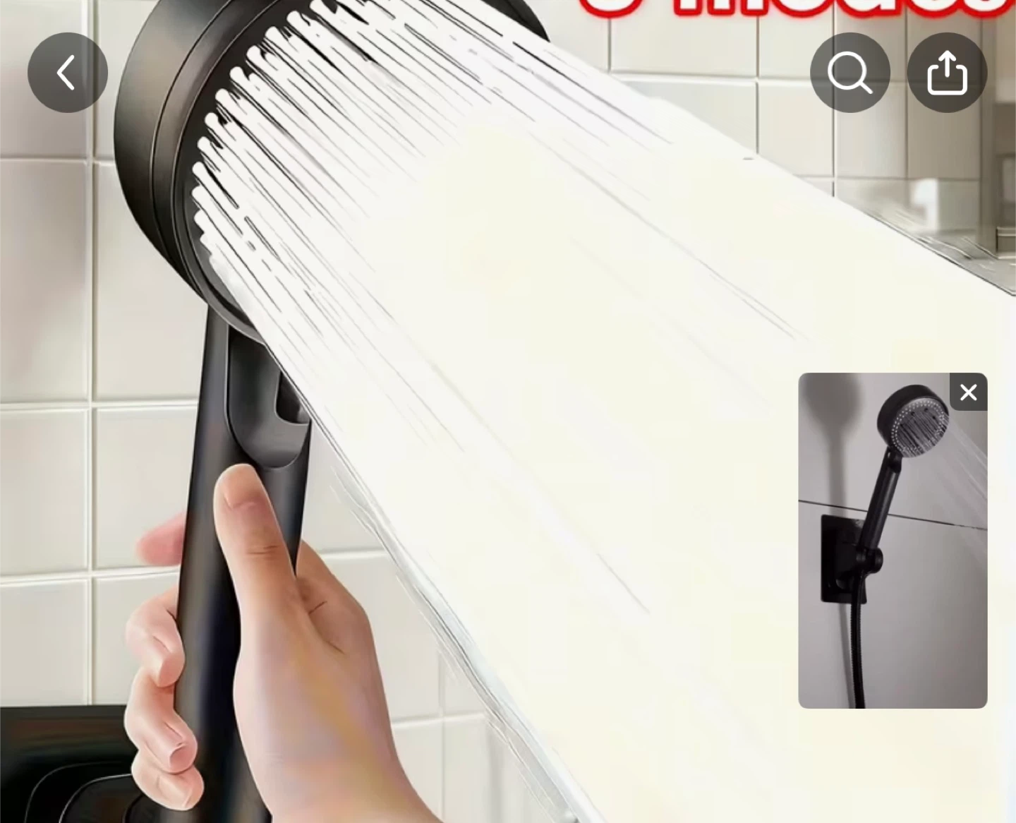 5 Modes Shower Head ,Easy Installation - photo 5