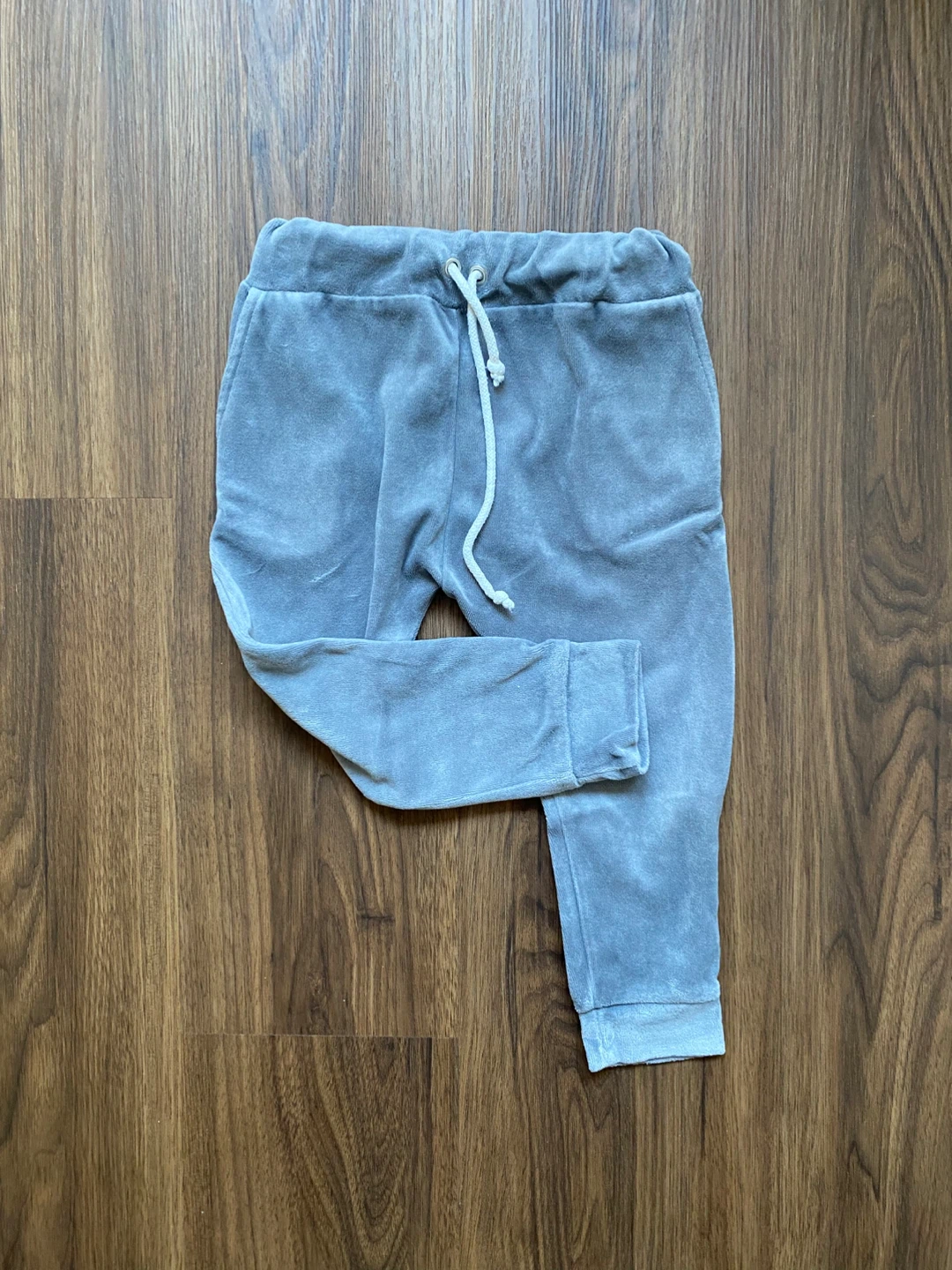 Raspberry Republic Organic Cotton Velour Pants Grey 92/98