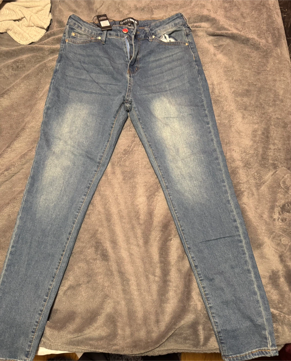 Fashion Nova Women's Blue Denim Jeans