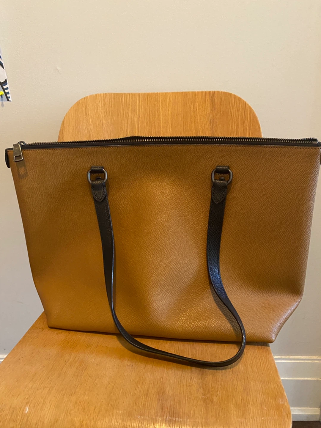Coach Tote Bag - Brown Leather - photo 2