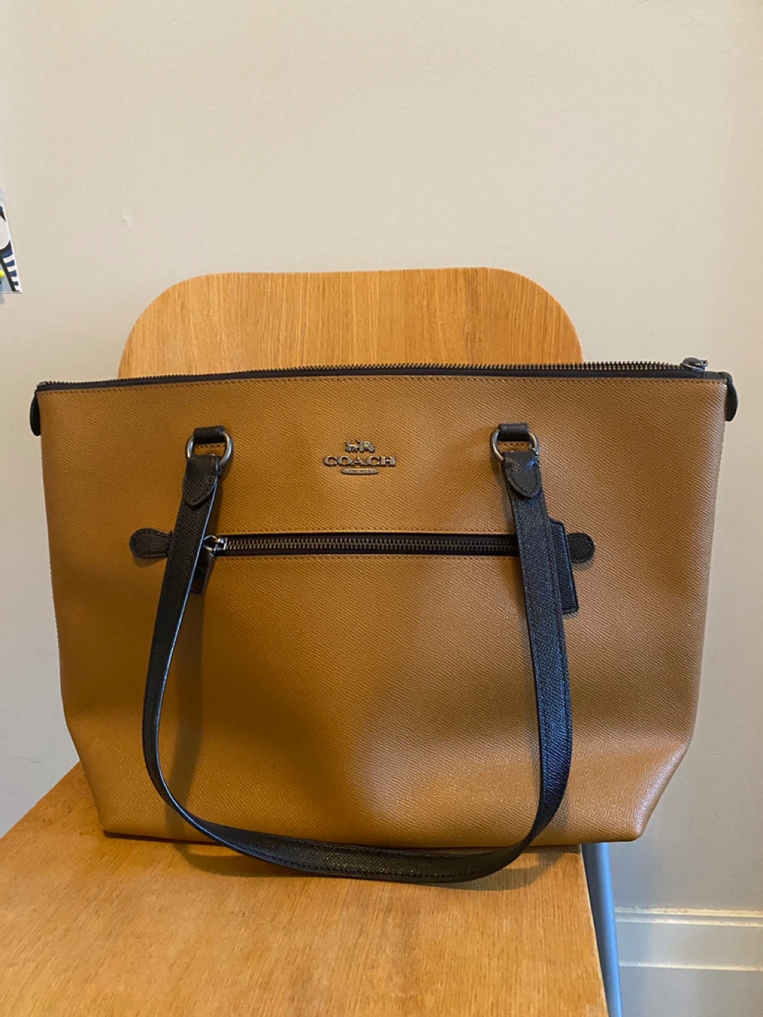 Coach Tote Bag - Brown Leather
