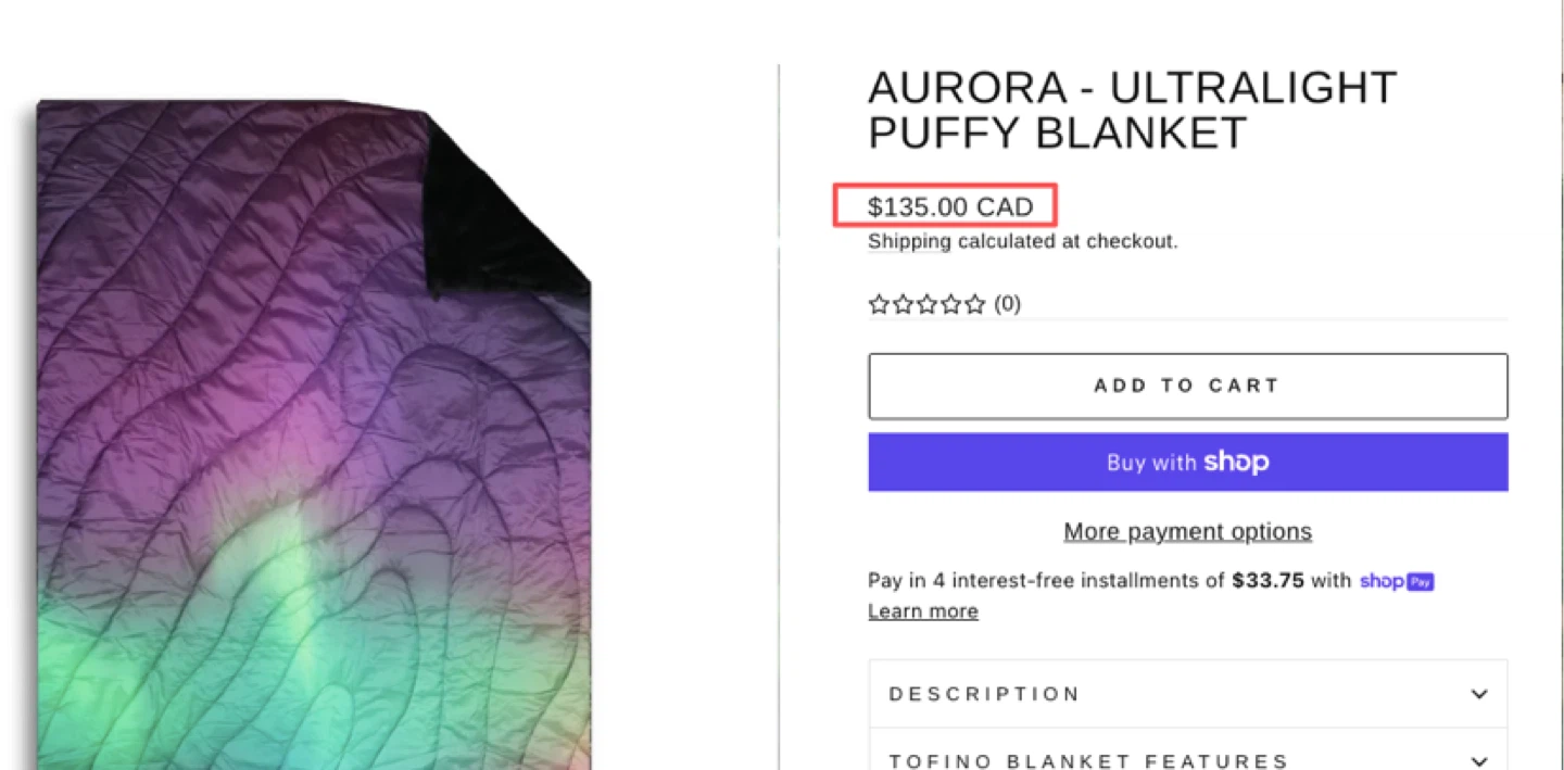 Chilly Moose Tofino Outdoor Blanket & Wrap
