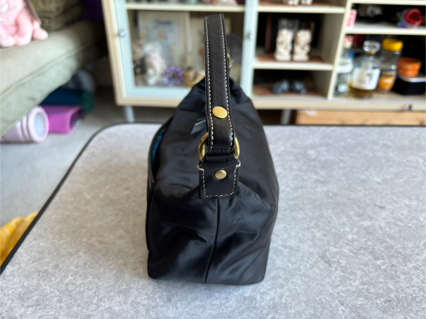 COACH Black Nylon small Bag with Leather Straps - photo 3