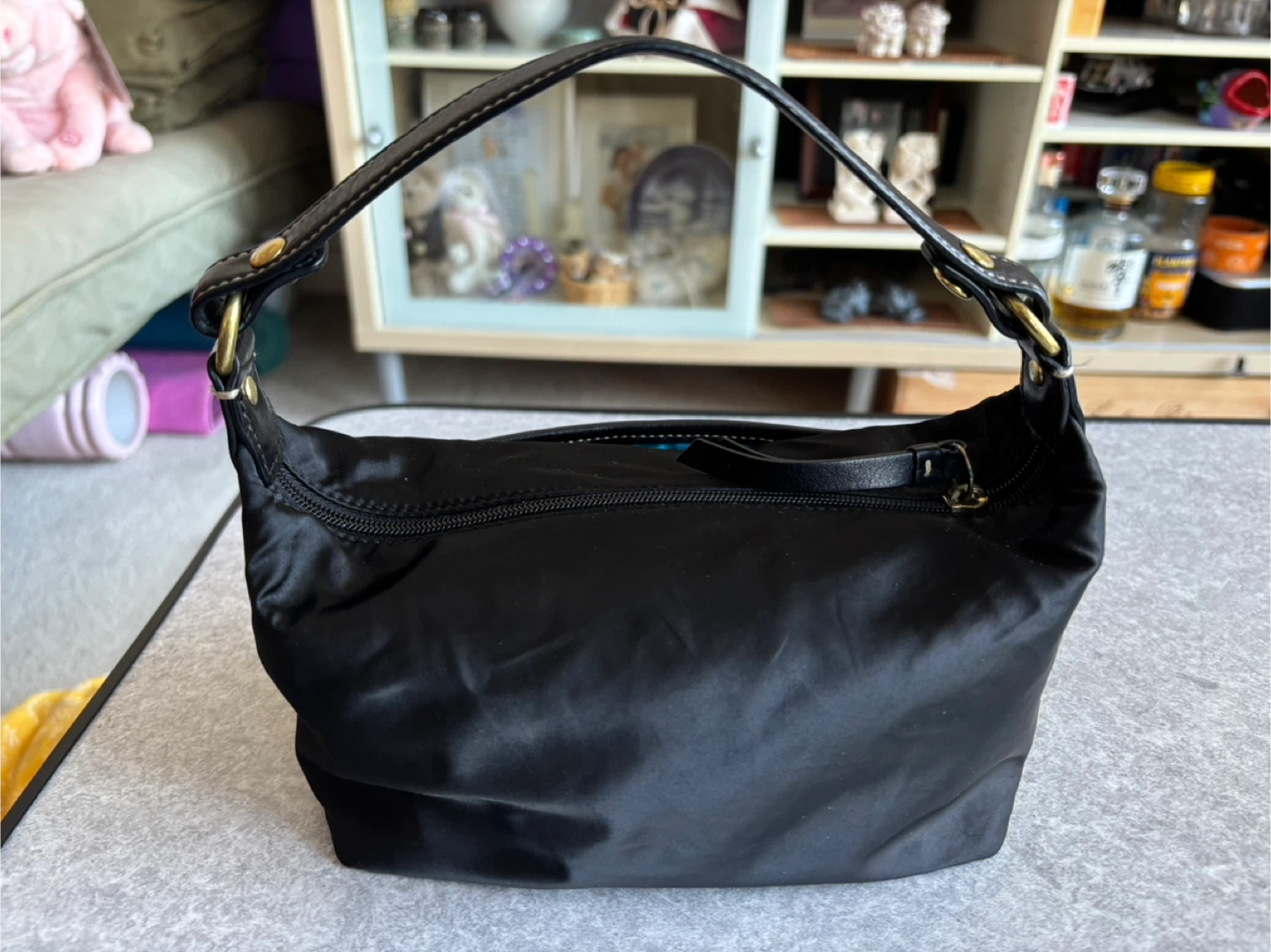 COACH Black Nylon small Bag with Leather Straps - photo 2