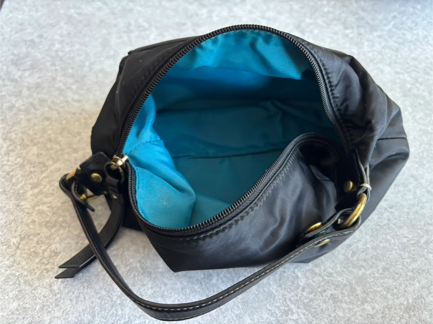 COACH Black Nylon small Bag with Leather Straps - photo 5