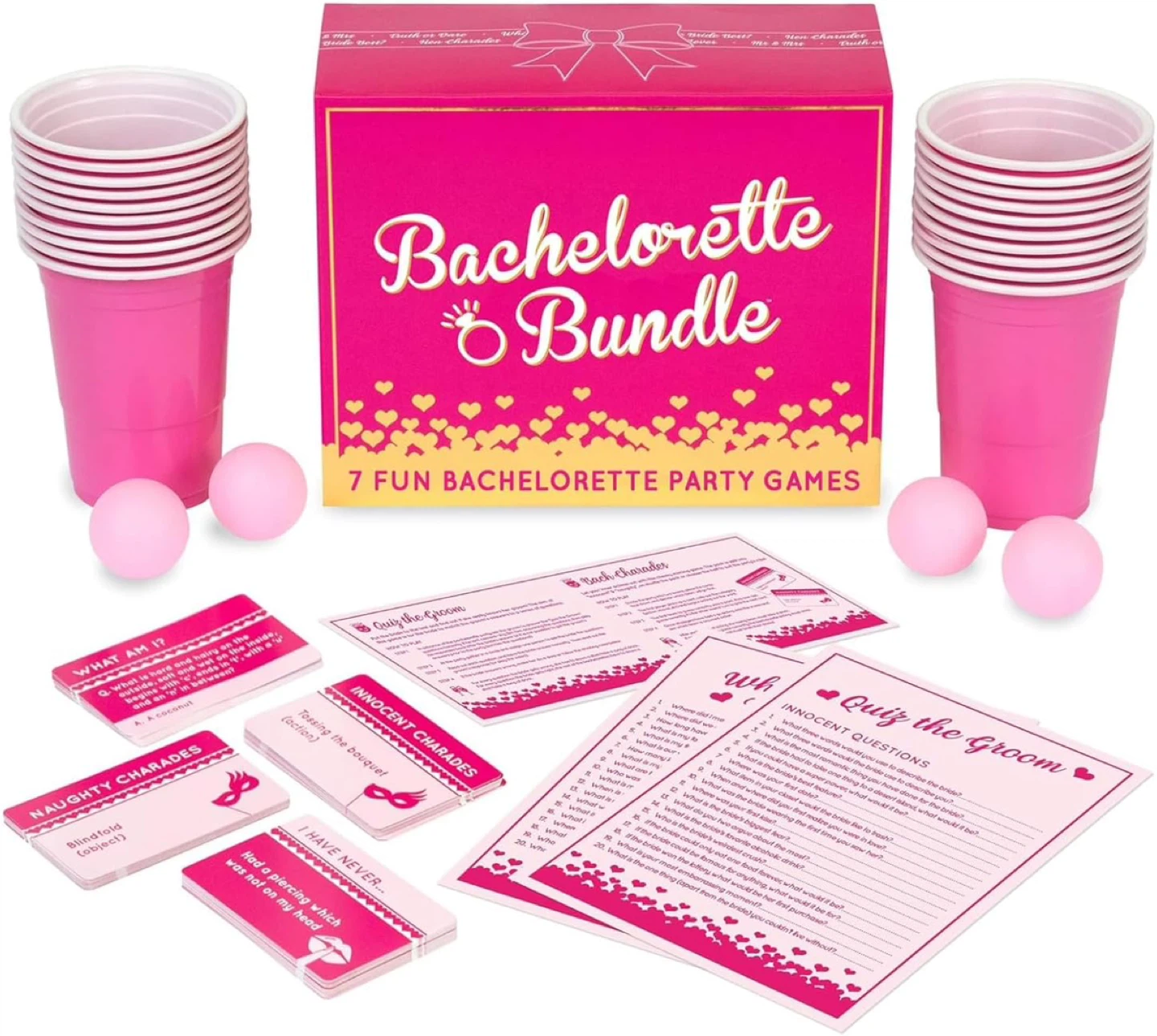 Gutter Games Bachelorette Bundle - 7 Fun Party Games