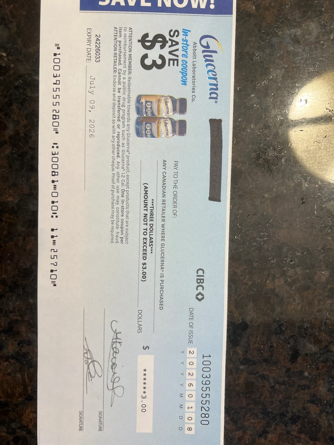 $3 Glucerna In-Store Coupon - Expires July 09, 2026