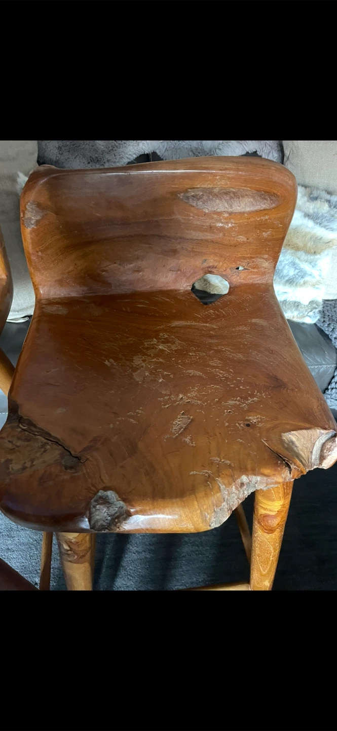 Wooden Bar Stool - photo 4