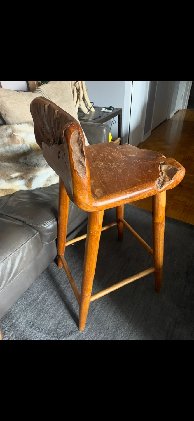Wooden Bar Stool - photo 5