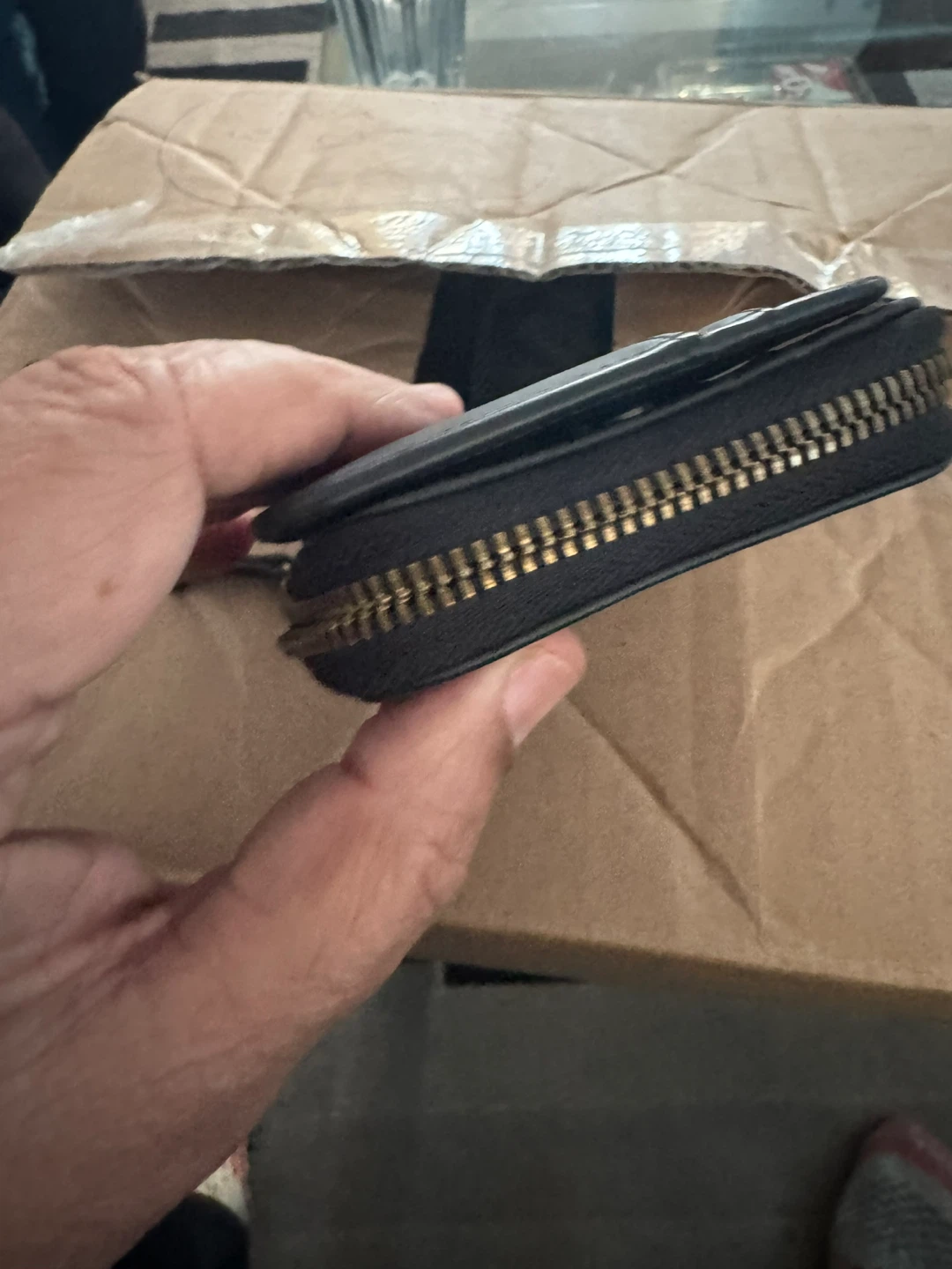 Black Zippered Bifold Wallet - photo 4
