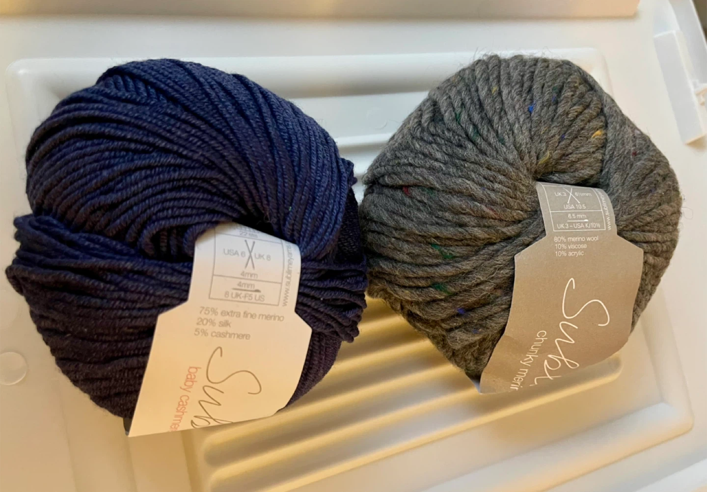 Sublime Baby Cashmere Merino Silk DK & Chunky Merino Tweed Yarn