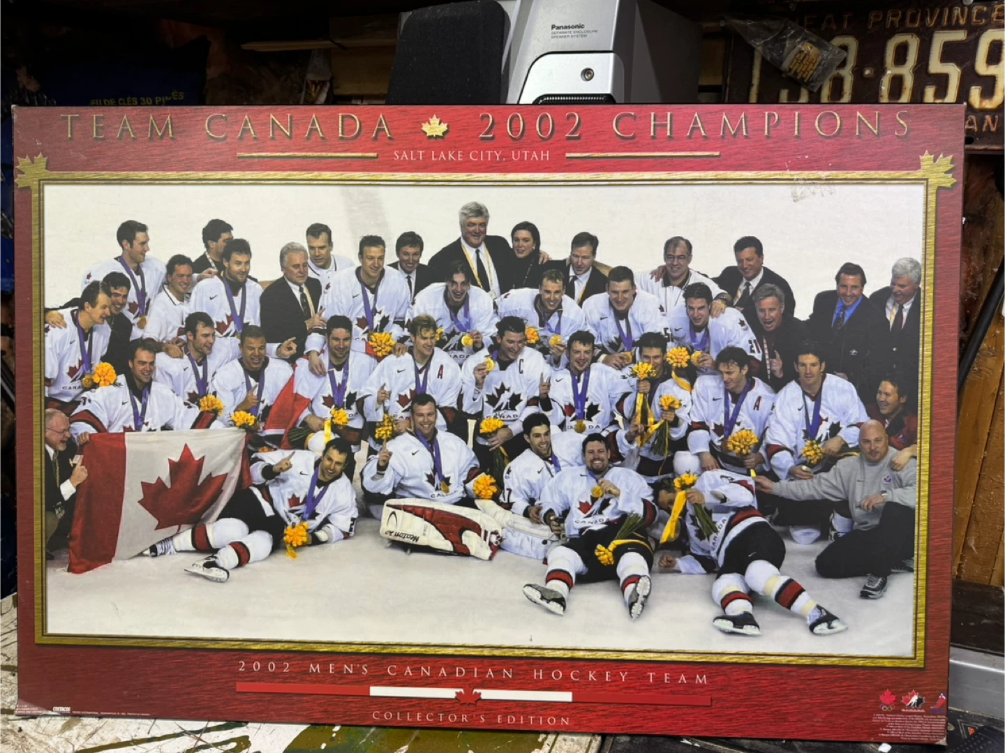 Team Canada 2002 Champions Collector's Edition Hockey Poster