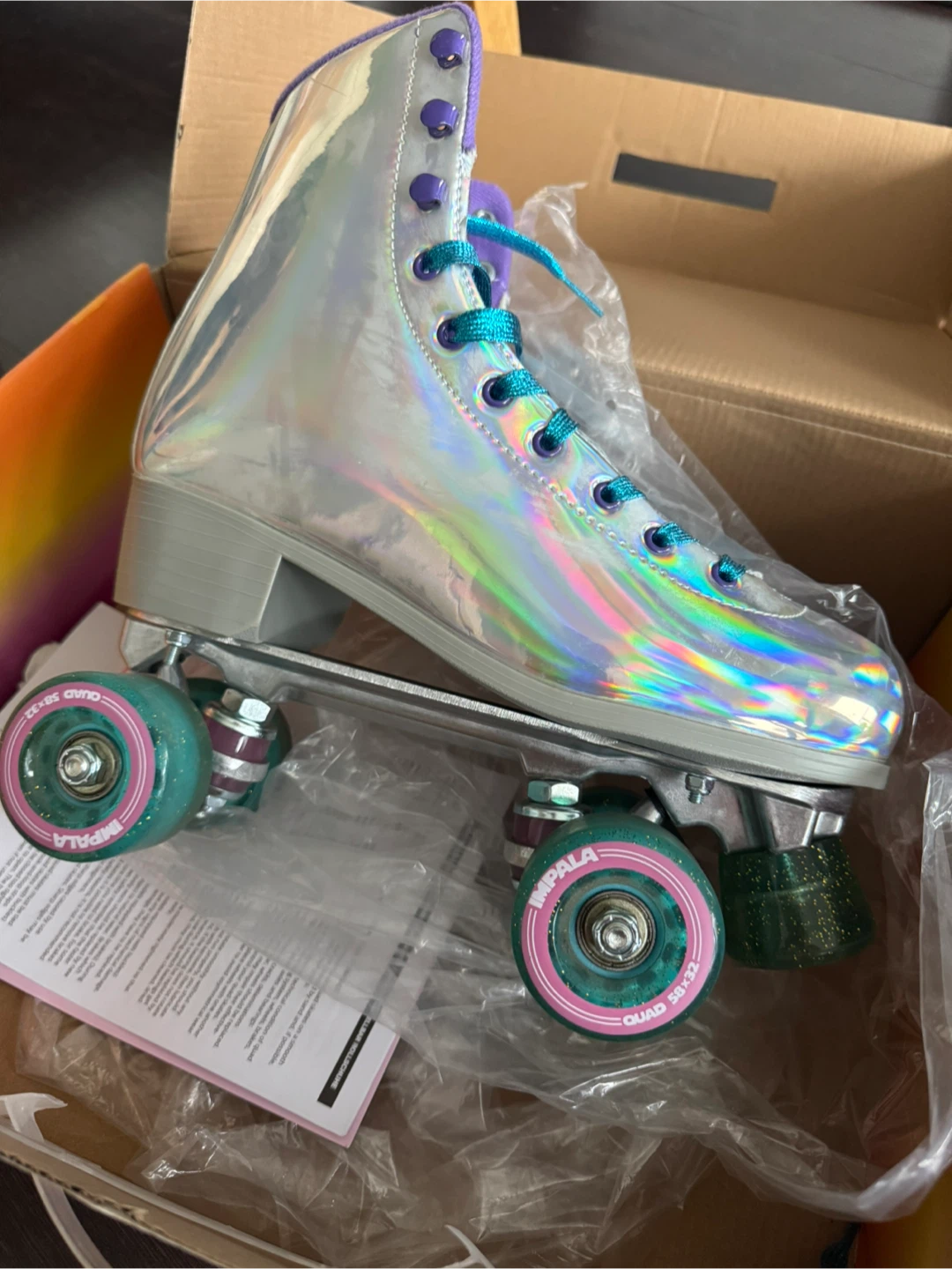 Impala Holographic Roller Skates - Women's Size 10 - photo 4