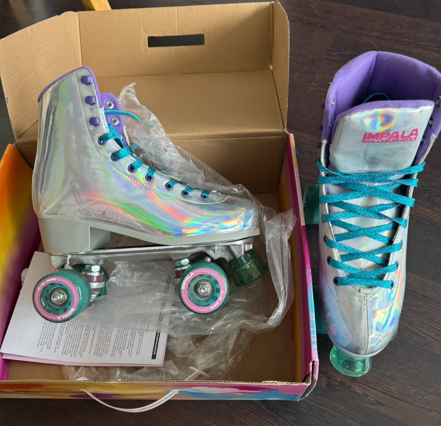 Impala Holographic Roller Skates - Women's Size 10