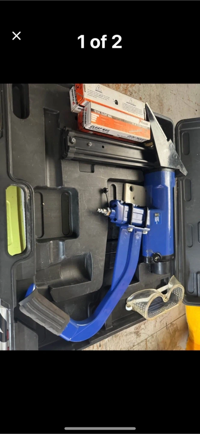 Power Fist 2" Air Flooring Cleat Nailer