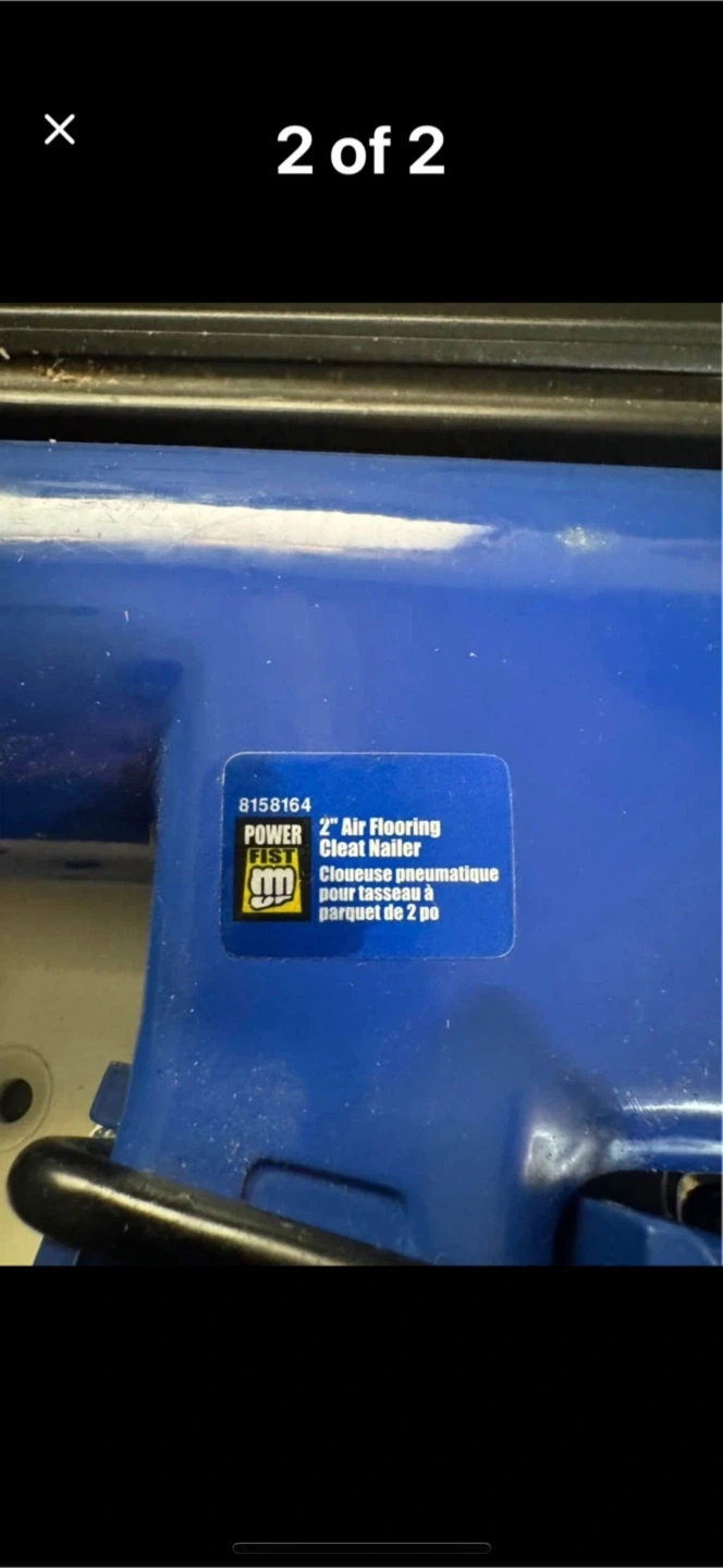 Power Fist 2" Air Flooring Cleat Nailer - photo 2