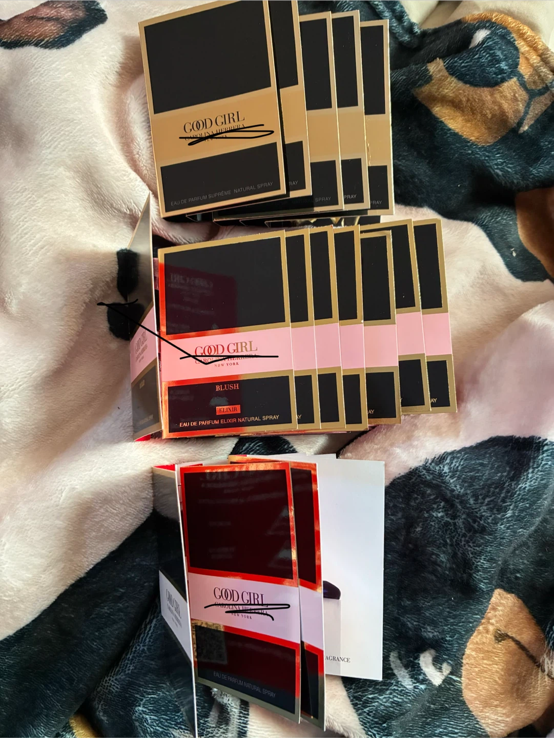 $3 each Carolina Herrera 1.5ml perfume sample
