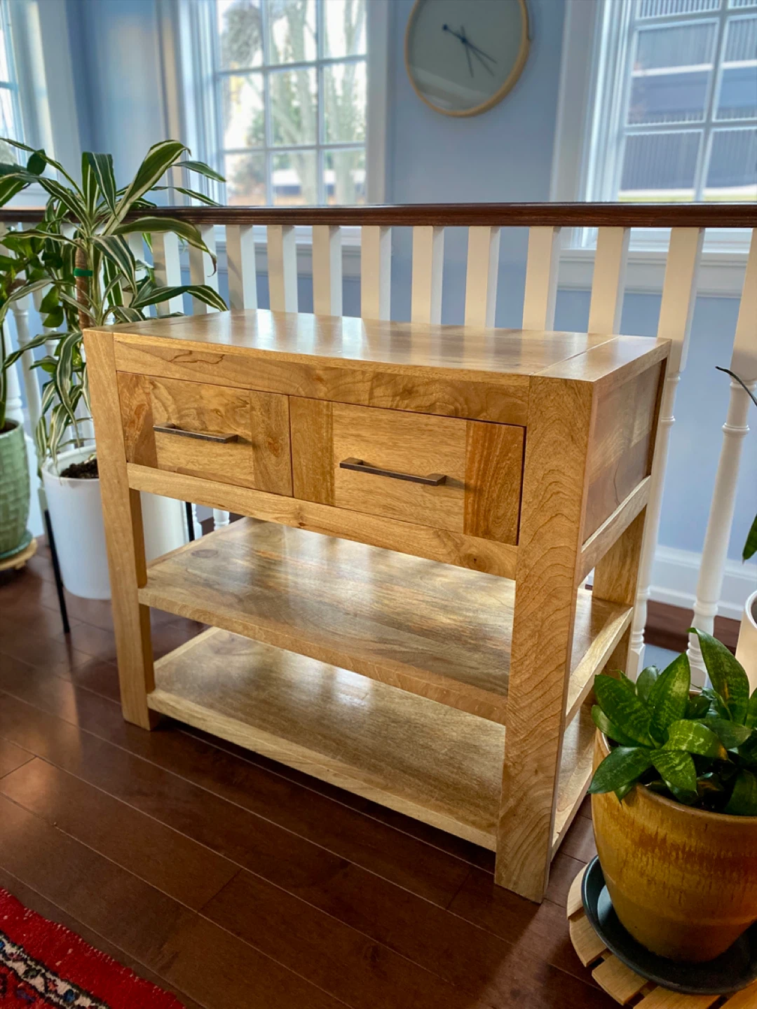 Solid Wood Media/Console Table