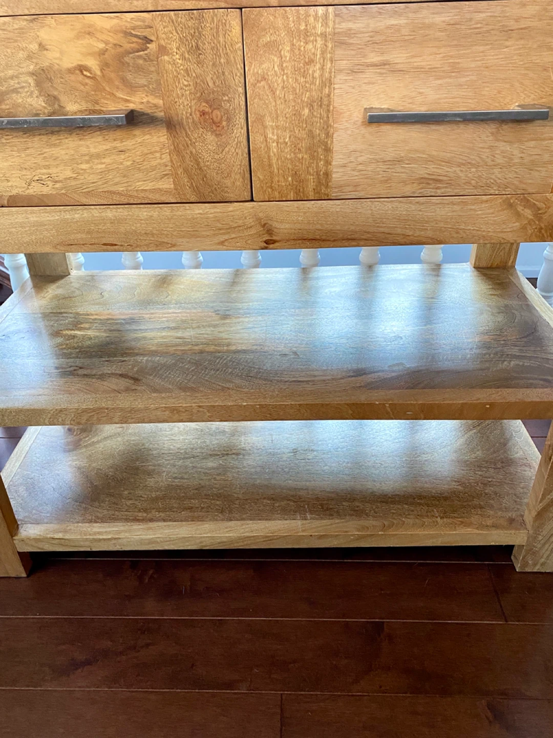 Solid Wood Media/Console Table - photo 5