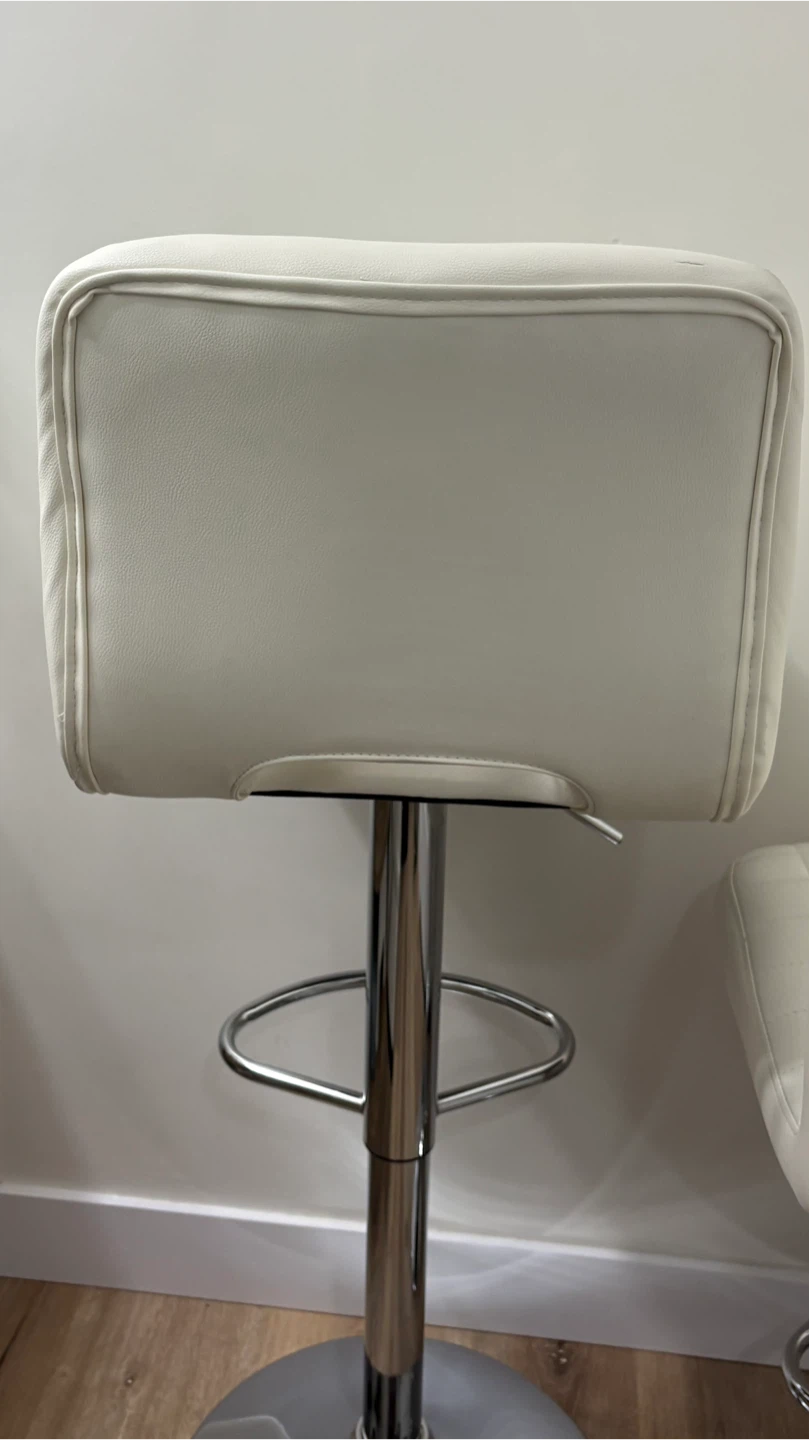 White Bar Stools (Set of 2) - photo 3
