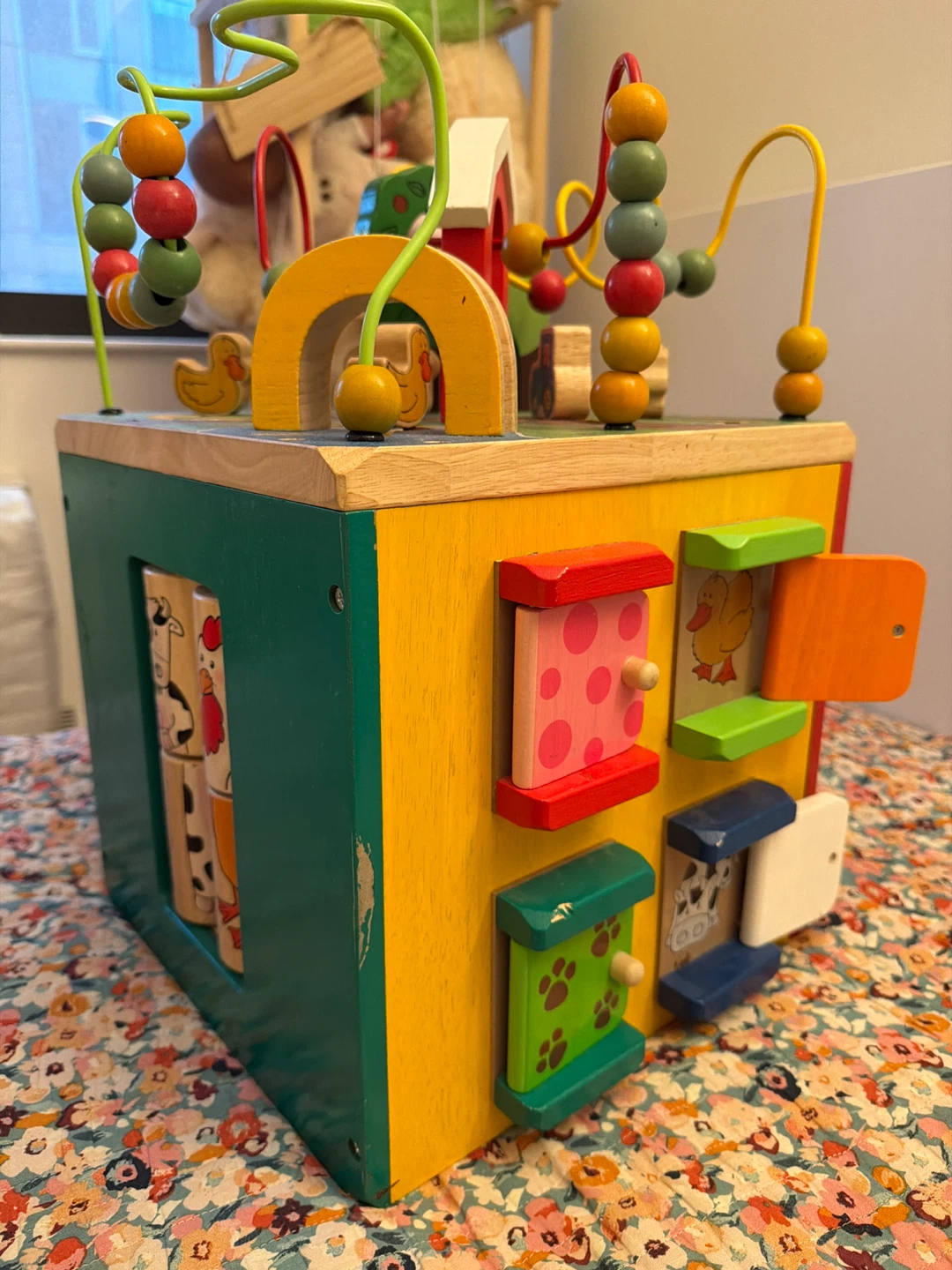 Wooden Activity Cube Play Center - photo 4