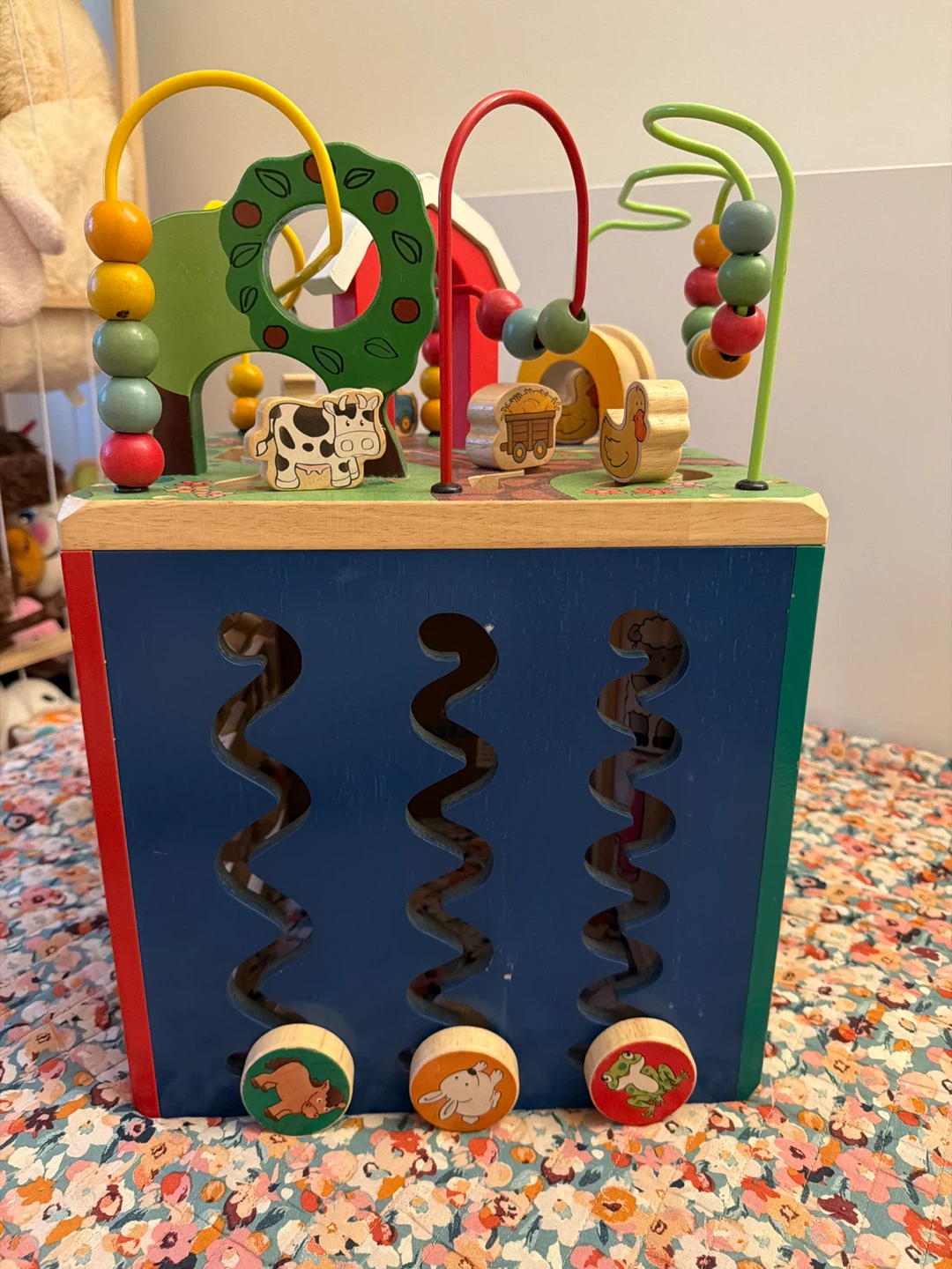 Wooden Activity Cube Play Center - photo 3