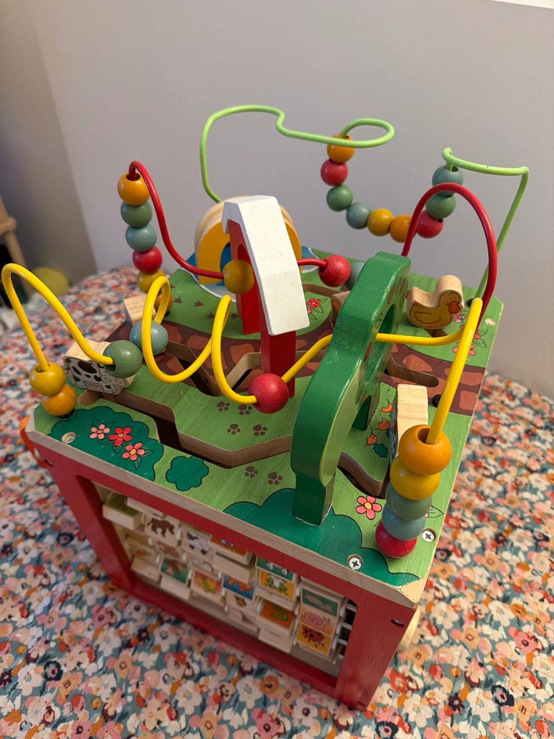 Wooden Activity Cube Play Center - photo 2