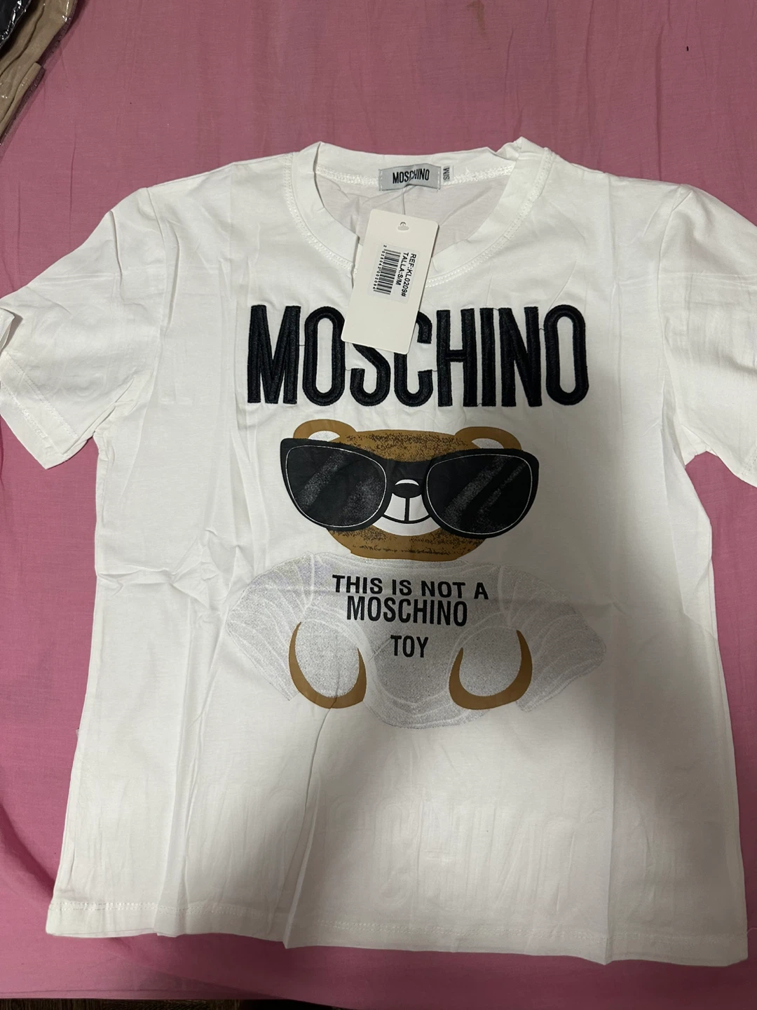 Moschino White Teddy Bear T-Shirt